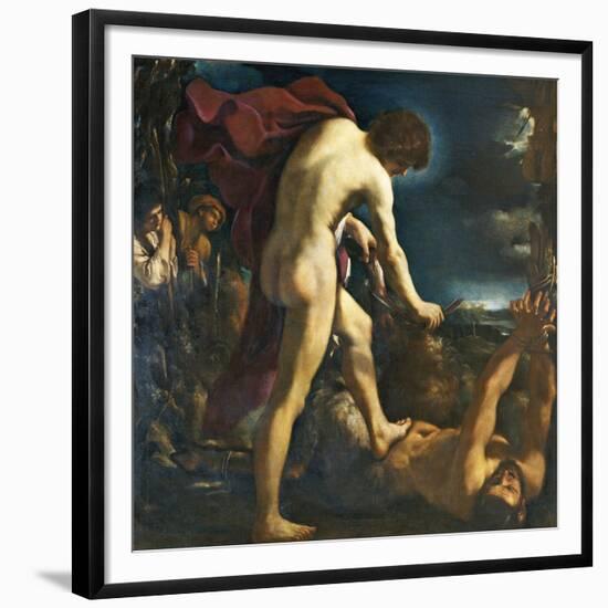Apollos and Marsyas-il Guercino-Framed Giclee Print