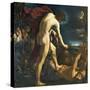 Apollos and Marsyas-il Guercino-Stretched Canvas