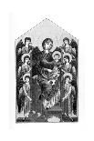 Virgin Enthroned with Angels, 1290-1295-Apontenier-Giclee Print