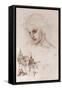 Apostle and Towers-Leonardo da Vinci-Framed Stretched Canvas