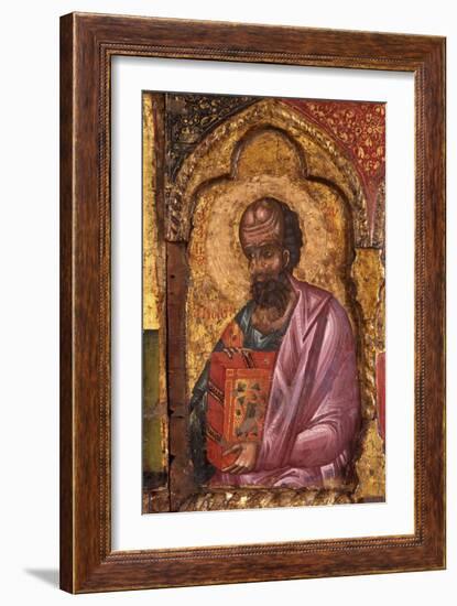 Apostle from Church of Saint Mary Vllaherna-Nicholas (Nikolla) Onufri-Framed Art Print