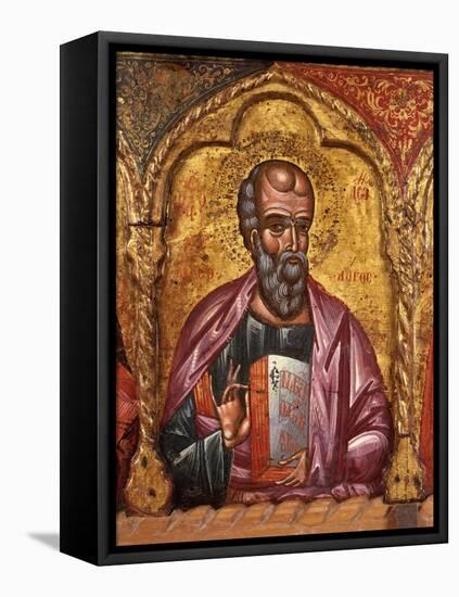 Apostle from Church of Saint Mary Vllaherna-Nicholas (Nikolla) Onufri-Framed Stretched Canvas