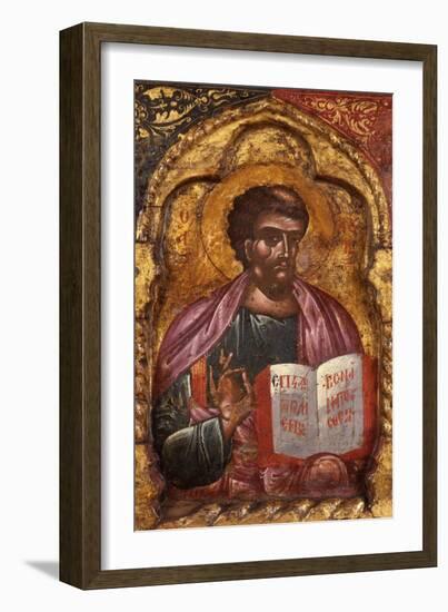 Apostle from Church of Saint Mary Vllaherna-Nicholas (Nikolla) Onufri-Framed Art Print