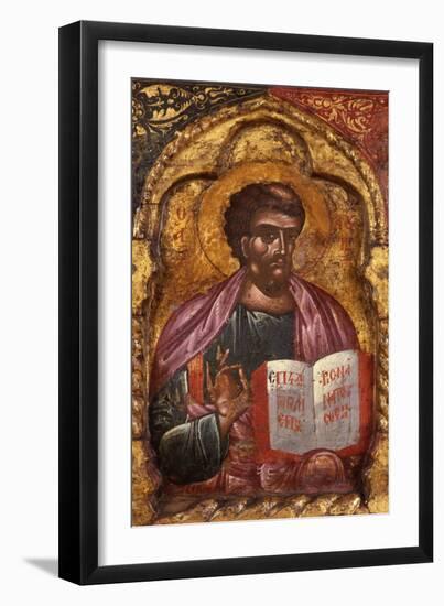 Apostle from Church of Saint Mary Vllaherna-Nicholas (Nikolla) Onufri-Framed Art Print