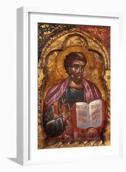 Apostle from Church of Saint Mary Vllaherna-Nicholas (Nikolla) Onufri-Framed Art Print