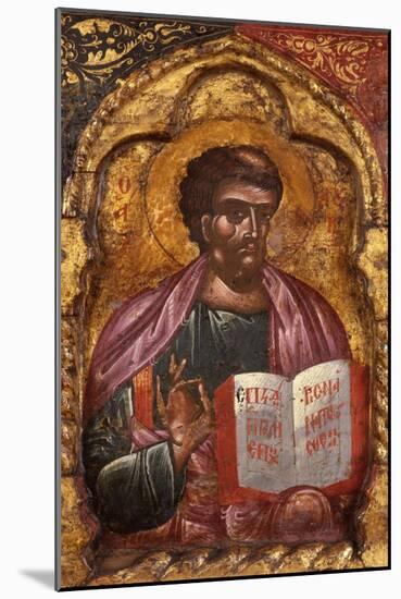 Apostle from Church of Saint Mary Vllaherna-Nicholas (Nikolla) Onufri-Mounted Art Print