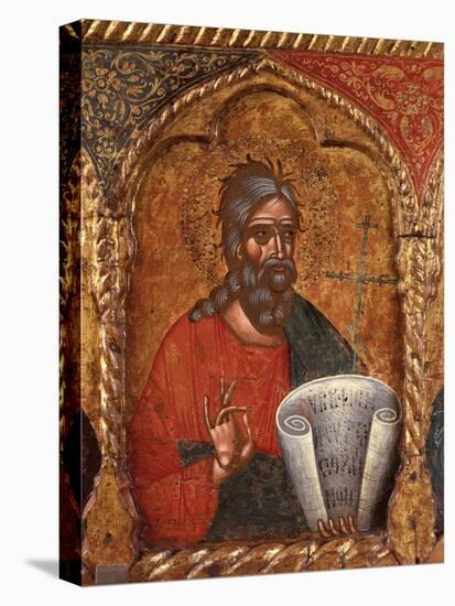 Apostle from Church of Saint Mary Vllaherna-Nicholas (Nikolla) Onufri-Stretched Canvas