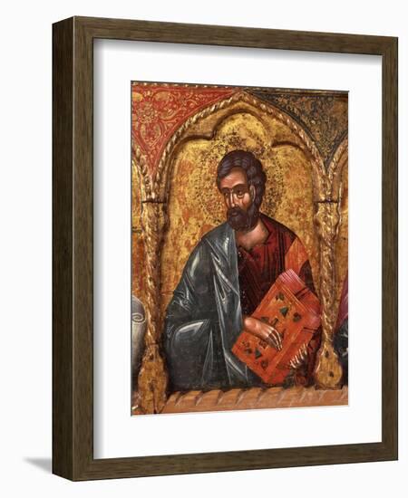 Apostle from Church of Saint Mary Vllaherna-Nicholas (Nikolla) Onufri-Framed Art Print