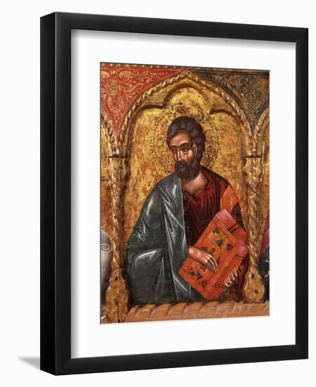 Apostle from Church of Saint Mary Vllaherna-Nicholas (Nikolla) Onufri-Framed Art Print