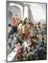 Apostle Paul Arrested in Jerusalem and Taken before the Roman Authorities-null-Mounted Giclee Print