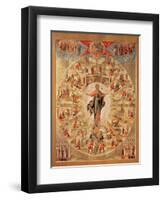 Apostle Preaching (Tempera on Panel)-Fjodor Subov-Framed Premium Giclee Print