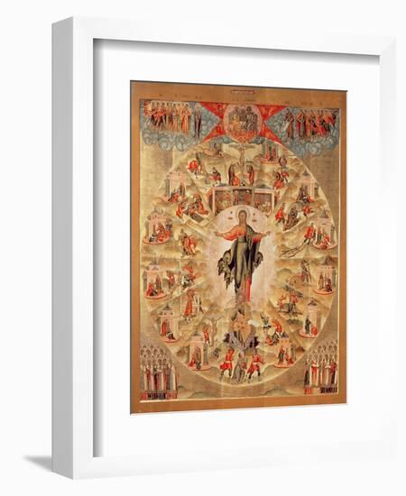 Apostle Preaching (Tempera on Panel)-Fjodor Subov-Framed Giclee Print