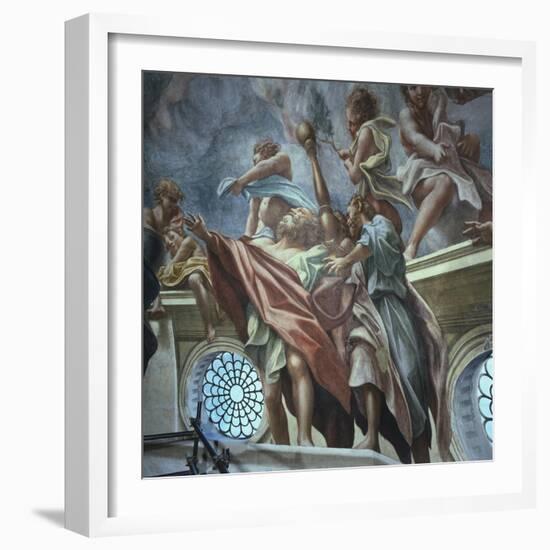 Apostles and Youths-Antonio Allegri Da Correggio-Framed Giclee Print