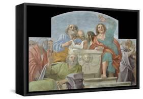 Apostles around the Empty Sepulchre, 1604-1607-Annibale Carracci-Framed Stretched Canvas