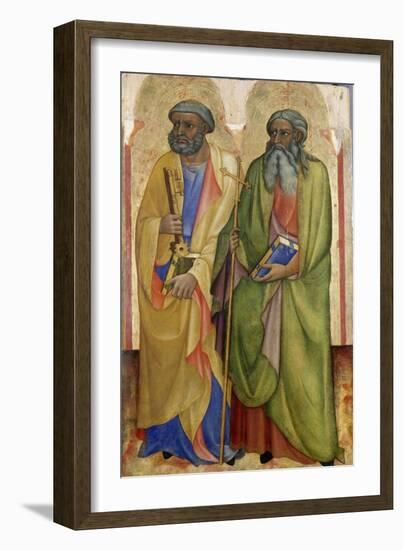 Apostles Peter and Andrew ,C.1418-20-Piero Di Alvaro-Framed Giclee Print