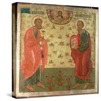 Apostles Peter and Paul, 1708-Feoktist Klimentov-Stretched Canvas