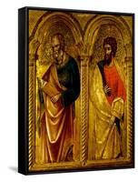 Apostles Saint James and Saint Bartholomew, Ca 1345-Paolo Veneziano-Framed Stretched Canvas