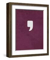 Apostrophe-null-Framed Art Print