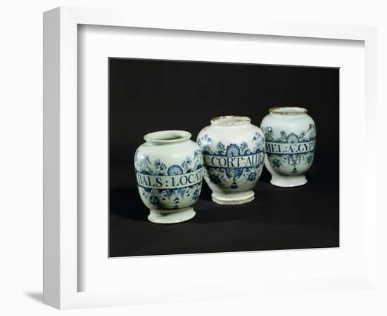 Apothecaries' Drug Jars, c.1740-null-Framed Giclee Print