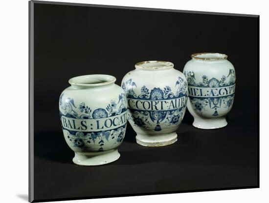 Apothecaries' Drug Jars, c.1740-null-Mounted Giclee Print