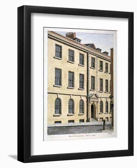 Apothecaries' Hall, City of London, 1806-Valentine Davis-Framed Giclee Print