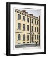 Apothecaries' Hall, City of London, 1806-Valentine Davis-Framed Giclee Print