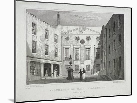 Apothecaries Hall, London, 1831-J Hinchcliff-Mounted Giclee Print