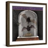 Apothecary Noir IV-Sue Schlabach-Framed Art Print