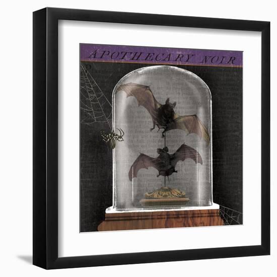 Apothecary Noir IV-Sue Schlabach-Framed Art Print