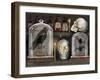 Apothecary Noir V Candles-Sue Schlabach-Framed Art Print