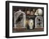 Apothecary Noir V Candles-Sue Schlabach-Framed Art Print