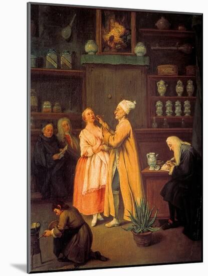 Apothecary-Pietro Longhi-Mounted Art Print