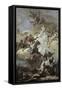 Apotheosis of Aeneas-Giovanni Battista Tiepolo-Framed Stretched Canvas