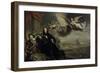 Apotheosis of Cornelis De Witt, with the Raid on Chatham-Jan de Baen-Framed Art Print