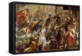 Apotheosis of Henry Iv of France And Regency of Maria of Medici-Peter Paul Rubens-Framed Stretched Canvas