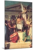 Apotheosis of Homer-Jean-Auguste-Dominique Ingres-Mounted Art Print