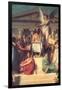 Apotheosis of Homer-Jean-Auguste-Dominique Ingres-Framed Art Print