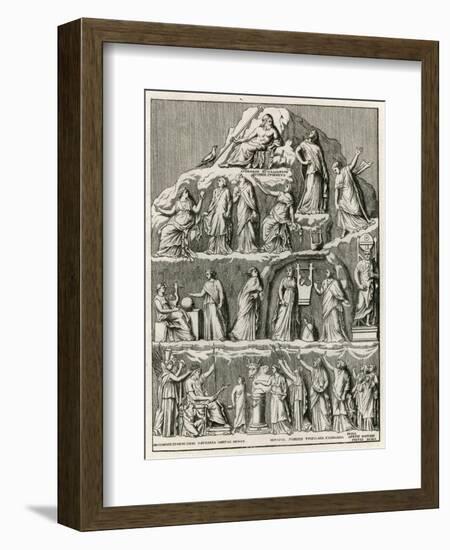 Apotheosis of Homer-null-Framed Art Print
