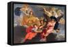 Apotheosis of King Louis XIV of France-Charles Le Brun-Framed Stretched Canvas