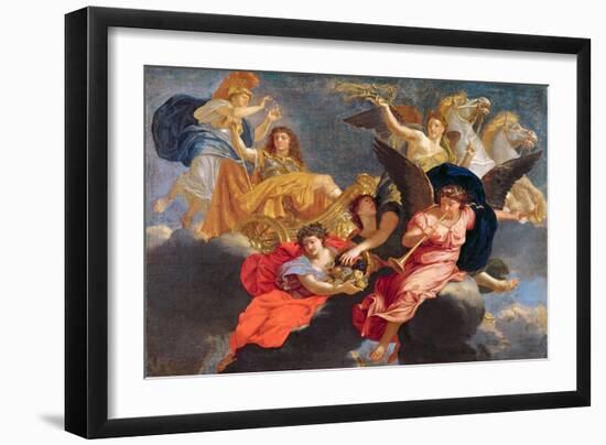 Apotheosis of King Louis XIV of France-Charles Le Brun-Framed Giclee Print