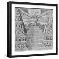 Apotheosis of Peter the Great (Engraving)-Russian-Framed Giclee Print