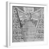 Apotheosis of Peter the Great (Engraving)-Russian-Framed Giclee Print