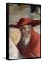 APOTHEOSIS OF SANTO TOMAS DE AQUINO. DETAIL OF SAINT JEROME (TO THE RIGHT OF THE STO)-FRANCISCO DE ZURBARAN-Framed Stretched Canvas
