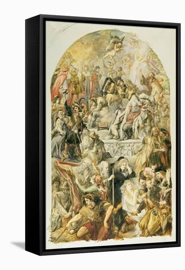 Apotheosis of Shakespeare's Characters, 1871-Sir John Gilbert-Framed Stretched Canvas