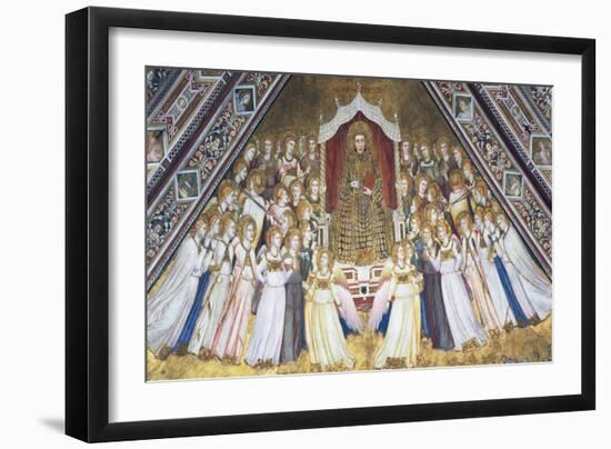 Apotheosis of St Francis, Master of Vele, 1315-1320-null-Framed Giclee Print