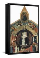 Apotheosis of St Thomas Aquinas-Francesco Traini-Framed Stretched Canvas