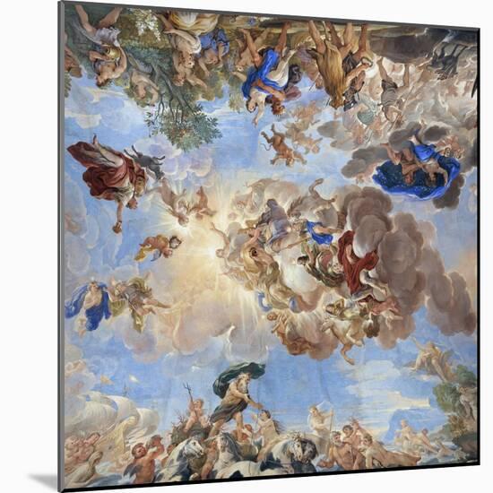 Apotheosis of the Medici Dynasty-Luca Giordano-Mounted Giclee Print