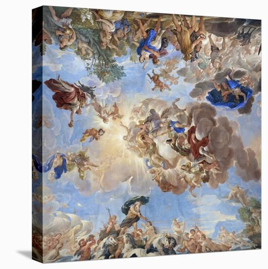 Apotheosis of the Medici Dynasty-Luca Giordano-Stretched Canvas