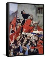 Apotheosis of the Rabble, 1884-Louis Maurice Boutet De Monvel-Framed Stretched Canvas