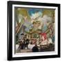 Apotheosis of the Renaissance, Study for the Decoration of the Staircase in the Kunsthistorisches M-Mihaly Munkacsy-Framed Giclee Print